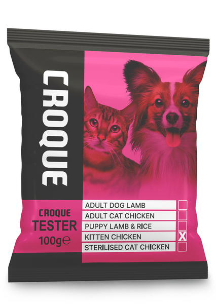 Croque Yavru Kuru Kedi Maması (Kitten) Tavuk Etli 100GR