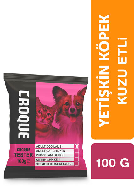 Croque Yetişkin Kuru Köpek Maması (Adult Dog) Kuzu Etli 100GR