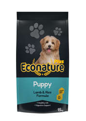 Econature Plus Yavru Kuru Köpek Maması (Puppy) - Kuzu Etli - 15kg - Thumbnail