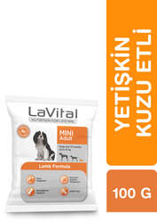 LaVital Küçük Irk Yetişkin Kuru Köpek Maması (Mini Adult) Kuzu Etli 100GR - Thumbnail