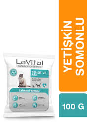 LaVital Yetişkin Kuru Kedi Maması (Sensitive Adult) Somonlu 100GR - Thumbnail