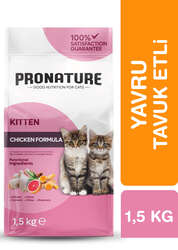 Pronature Yavru Kuru Kedi Maması (Daily Growth) - Tavuk Etli ve Pirinçli - 1,5KG - Thumbnail
